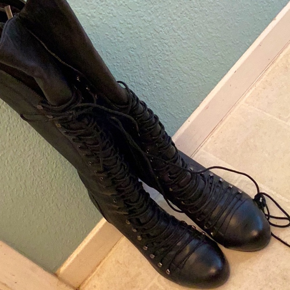 Black boots